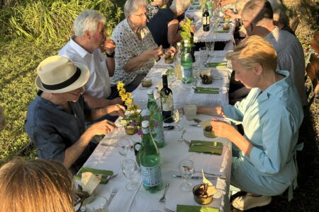 Abendessen im Garten