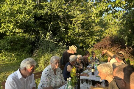 Abendessen im Garten